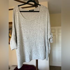 Oliviaceous Cozy Gray Knit Sweater